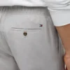 Pantalones holgados de mezcla de algodón y lino Pantalones holgados de mezcla de algodón y lino