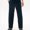 Pantalones holgados de mezcla de lino para niño