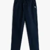 Pantalones holgados de mezcla de lino para niño