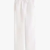 Pantalones holgados de mezcla de lino para niño