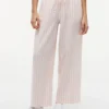 Pantalones ligeros de mezcla de lino sin cremallera Pantalones ligeros de mezcla de lino sin cremallera