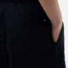 Pantalones ligeros de mezcla de lino sin cremallera