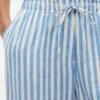 Pantalones ligeros de mezcla de lino sin cremallera Pantalones ligeros de mezcla de lino sin cremallera