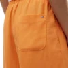 Pantalones ligeros de mezcla de lino sin cremallera Pantalones ligeros de mezcla de lino sin cremallera