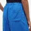 Pantalones ligeros de mezcla de lino sin cremallera Pantalones ligeros de mezcla de lino sin cremallera