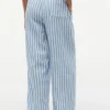 Pantalones ligeros de mezcla de lino sin cremallera Pantalones ligeros de mezcla de lino sin cremallera