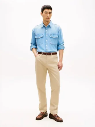 Pantalones rectos de 5 bolsillos Pantalones rectos de 5 bolsillos