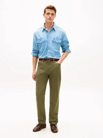 Pantalones rectos de 5 bolsillos Pantalones rectos de 5 bolsillos