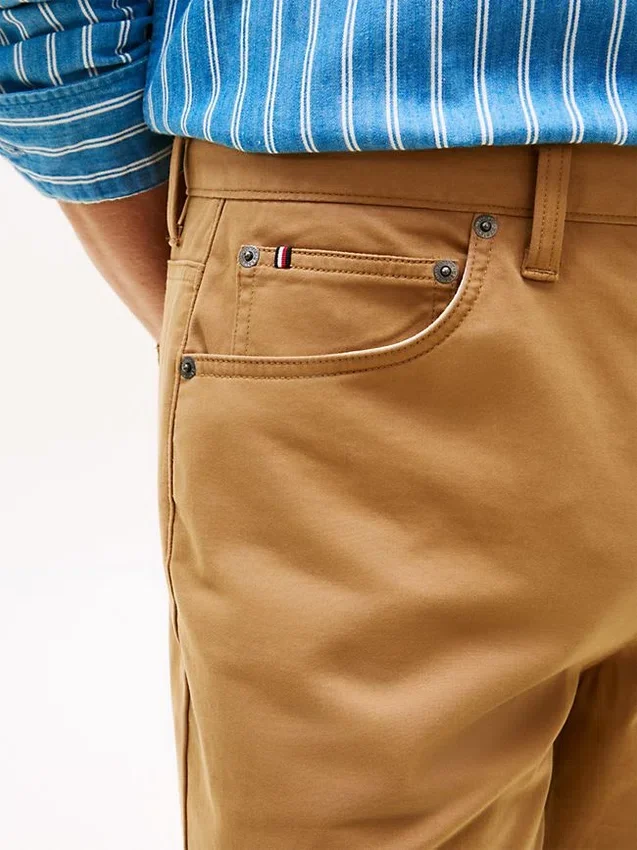 Pantalones rectos de 5 bolsillos Pantalones rectos de 5 bolsillos
