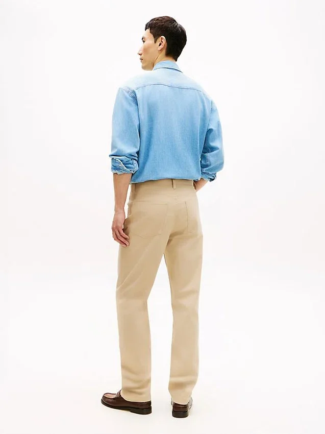 Pantalones rectos de 5 bolsillos Pantalones rectos de 5 bolsillos