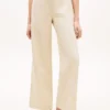 Pantalones rectos de sarga ligera Pantalones rectos de sarga ligera