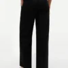 Pantalones rectos de sarga ligera Pantalones rectos de sarga ligera