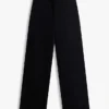Pantalones rectos de sarga ligera Pantalones rectos de sarga ligera