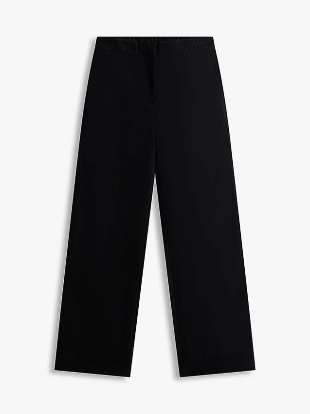 Pantalones rectos de sarga ligera Pantalones rectos de sarga ligera