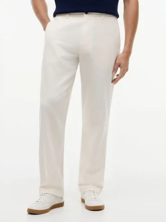 Pantalones sin cremallera de corte regular Pantalones sin cremallera de corte regular