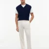 Pantalones sin cremallera de corte regular
