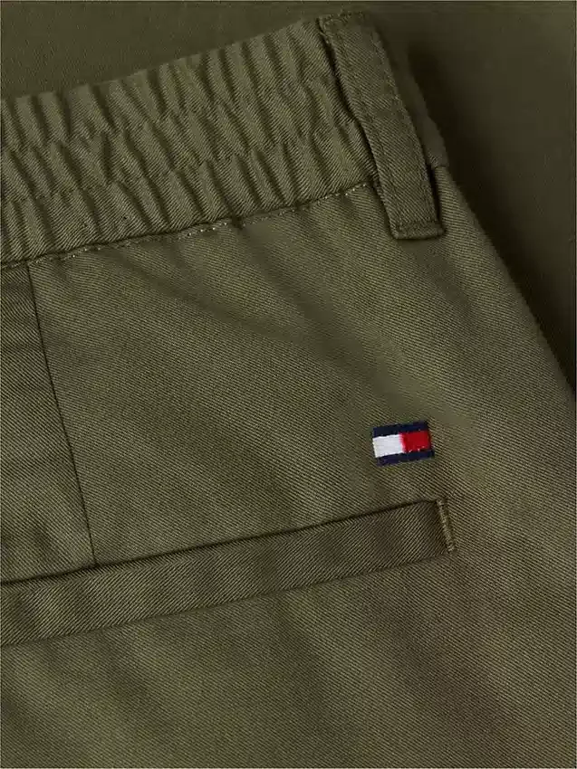 Pantalones sin cremallera de corte regular Pantalones sin cremallera de corte regular