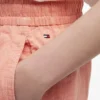 Pantalones sin cremallera de mezcla de lino y algodón