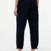 Pantalones sin cremallera de mezcla de lino y algodón Pantalones sin cremallera de mezcla de lino y algodón