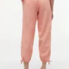 Pantalones sin cremallera de mezcla de lino y algodón