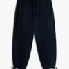 Pantalones sin cremallera de mezcla de lino y algodón Pantalones sin cremallera de mezcla de lino y algodón