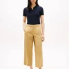 Pantalones tobilleros de pierna ancha sin cremallera Pantalones tobilleros de pierna ancha sin cremallera