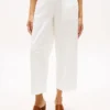 Pantalones tobilleros de pierna ancha sin cremallera Pantalones tobilleros de pierna ancha sin cremallera