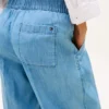 Pantalones tobilleros de pierna ancha sin cremallera Pantalones tobilleros de pierna ancha sin cremallera