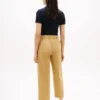 Pantalones tobilleros de pierna ancha sin cremallera Pantalones tobilleros de pierna ancha sin cremallera