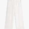 Pantalones tobilleros de pierna ancha sin cremallera Pantalones tobilleros de pierna ancha sin cremallera