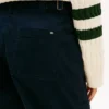 Pantalones utilitarios elásticos de pierna ancha Pantalones utilitarios elásticos de pierna ancha
