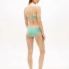 Partes de abajo de bikini de seersucker a rayas Partes de abajo de bikini de seersucker a rayas