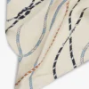Pañuelo de seda con estampado de cuerda náutica Pañuelo de seda con estampado de cuerda náutica