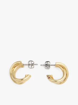 Pendientes de aro con nudo náutico Pendientes de aro con nudo náutico