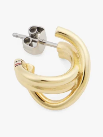 Pendientes de aro con nudo náutico Pendientes de aro con nudo náutico
