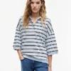 Polo a rayas de corte oversize