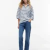 Polo a rayas de corte oversize