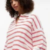 Polo a rayas de corte oversize
