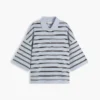 Polo a rayas de corte oversize