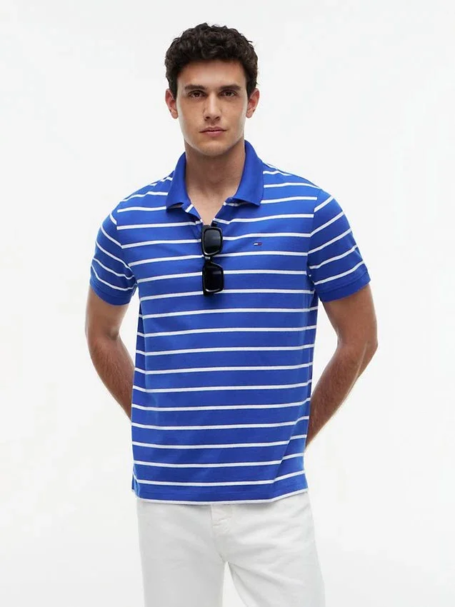Polo a rayas de corte regular de Tommy Jeans Polo a rayas de corte regular de Tommy Jeans