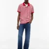 Polo a rayas de corte regular de Tommy Jeans Polo a rayas de corte regular de Tommy Jeans