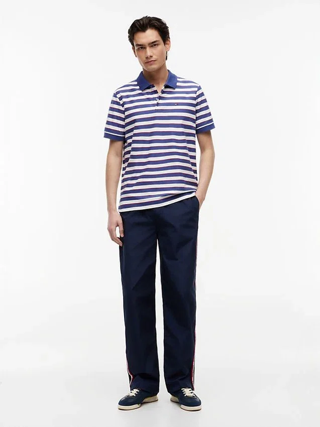 Polo a rayas de corte regular de Tommy Jeans Polo a rayas de corte regular de Tommy Jeans