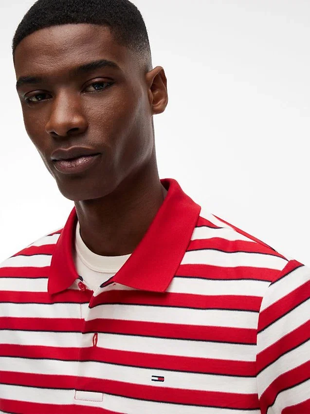 Polo a rayas de corte regular de Tommy Jeans Polo a rayas de corte regular de Tommy Jeans