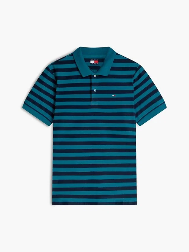 Polo a rayas de corte regular de Tommy Jeans Polo a rayas de corte regular de Tommy Jeans