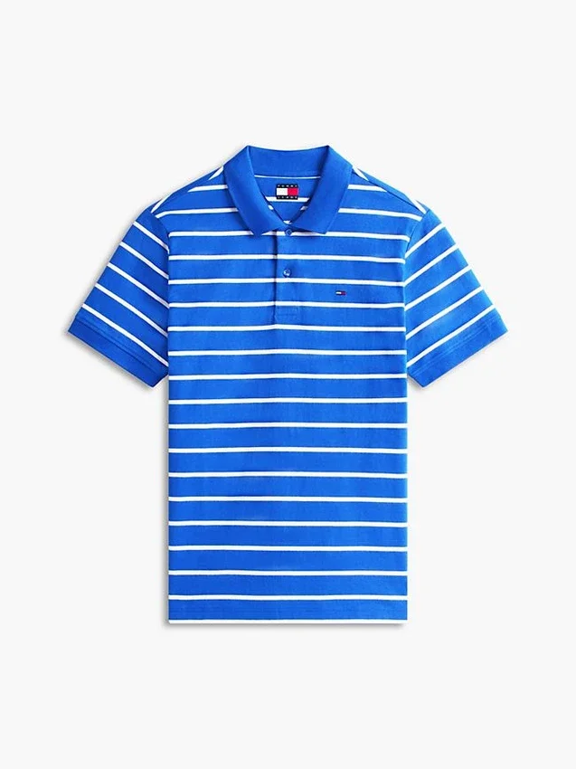 Polo a rayas de corte regular de Tommy Jeans Polo a rayas de corte regular de Tommy Jeans