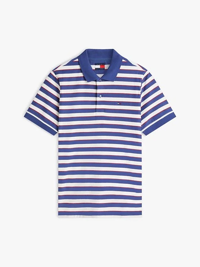 Polo a rayas de corte regular de Tommy Jeans Polo a rayas de corte regular de Tommy Jeans