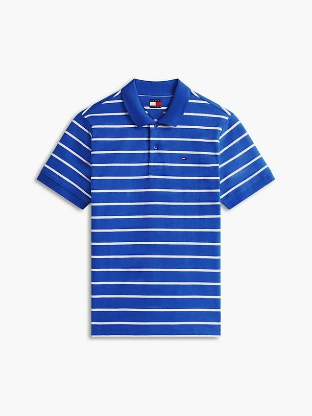 Polo a rayas de corte regular de Tommy Jeans Polo a rayas de corte regular de Tommy Jeans