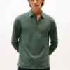 Polo con cremallera de algodón suave