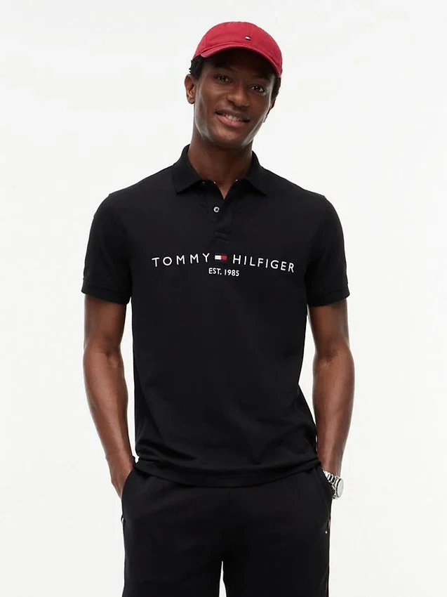 Polo con el logotipo de Tommy bordado Polo con el logotipo de Tommy bordado