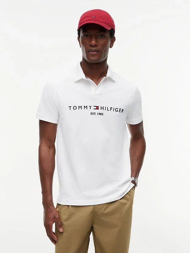 Polo con el logotipo de Tommy bordado Polo con el logotipo de Tommy bordado